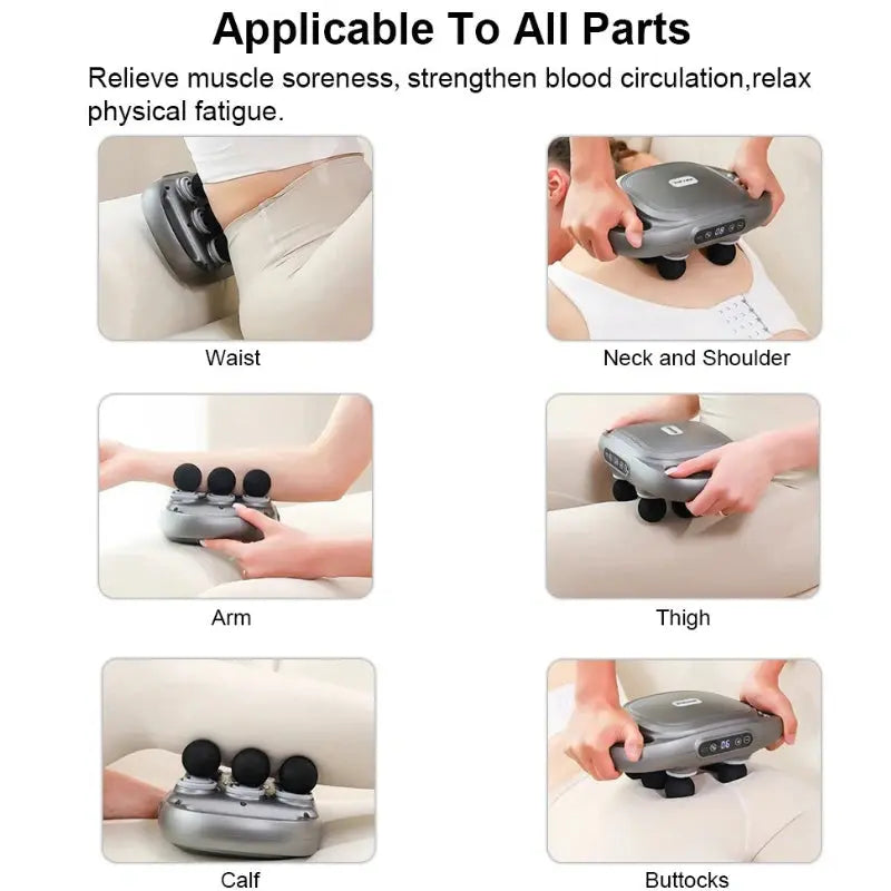Calmly FasciaPro Massage Gun | Six-head Body Calmly