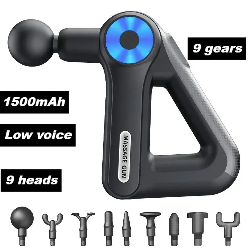 Calmly TotalFit Professional Massage Gun | 9 Gears 9 Heads Calmly