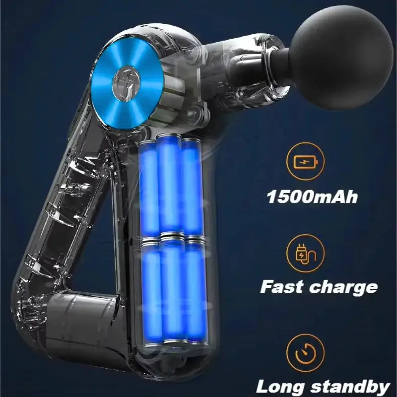 Calmly TotalFit Professional Massage Gun | 9 Gears 9 Heads Calmly