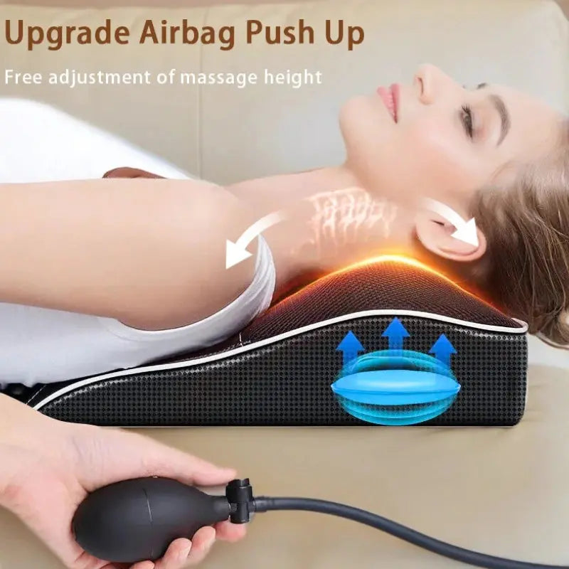 Calmly Shiatsu Neck & Back Massager Pillow Calmly