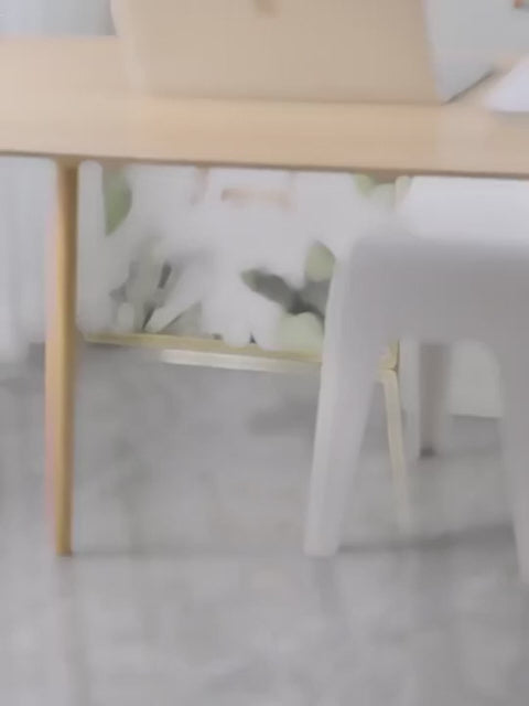 Calmly Ergonomic Foot Rest with Massage Rollers