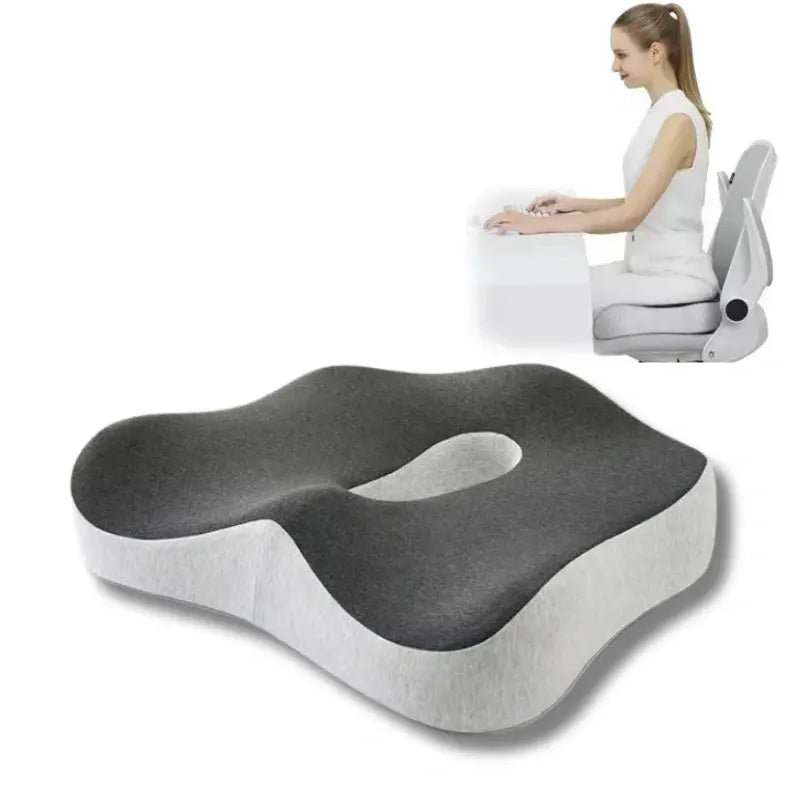 Calmly Bamboo Memory Foam Lumbar Cushion Calmly