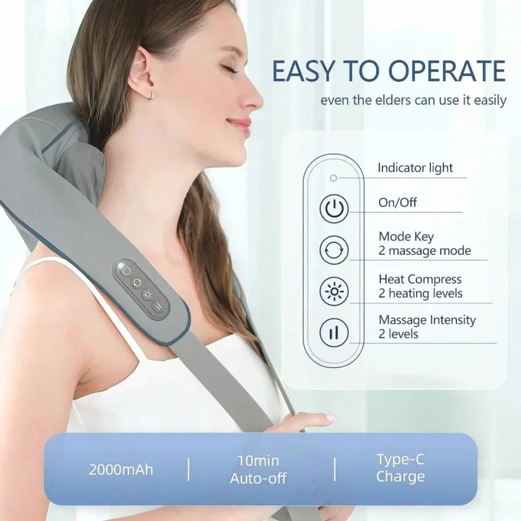Calmly Wireless Neck & Shoulder Massager Calmly Co.